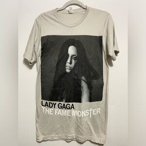 Lady Gaga T Shirt The Fame Monster 100% Cotton Size Small
